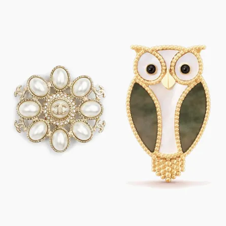 زَيِّنِي إطلالاتك الكاجوال بتصاميم البروش 