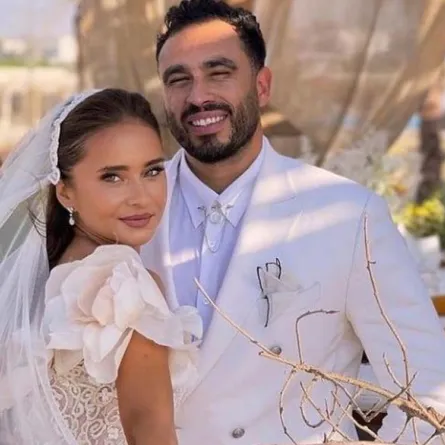 نيللي كريم وزوجها هشام عاشور- الصورة من إنستغرام نيللي كريم