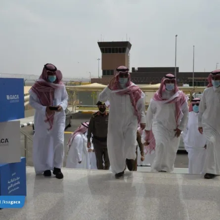 افتتاح مركز المراقبة والتحكم الأمني بمطار العلا الدولي