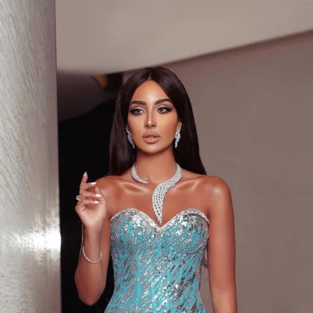 نور الغندور بعقد للسهرة من Yessayan jewelry  -الصورة من حسابها على انستغرام