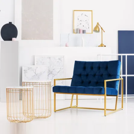 الذهبي في تفاصيل الديكور