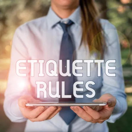 إتيكيت الكلام