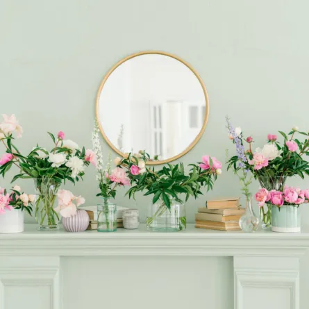 العناية بباقات الورود الطبيعية