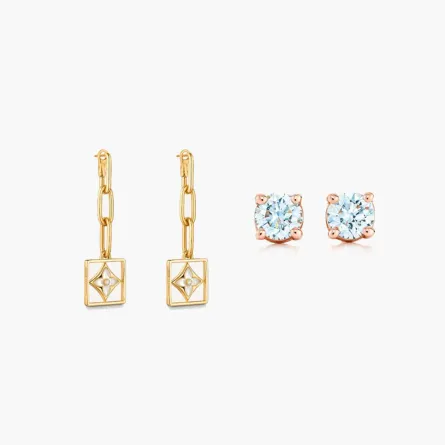 أحدث موديلات أقراط مربعة للمرأة المتألقة