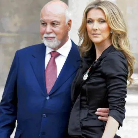 سيلين ديون مع زوجها رينيه آنجليل الصورة من موقع الحساب الشخصي لسيلين على فيسبوك