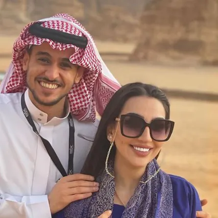 صورة هبة الحسين وعايض من حساب انستغرام الفنانة