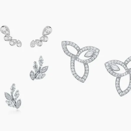 موديلات أقراط ألماس صغيرة للفتاة