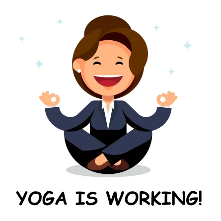 تطبيقات يوغا الضحك