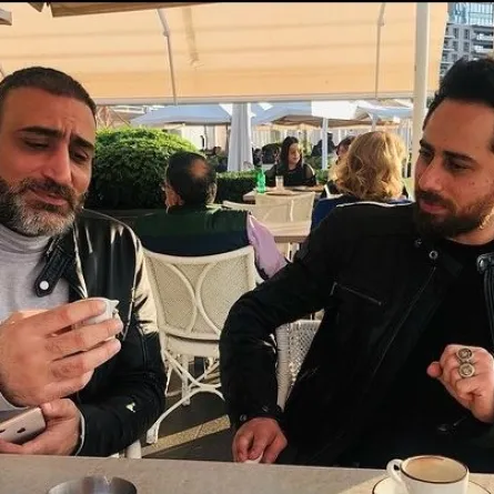 سعيد سرحان و عبدو شاهين - الصور من حساب سعيد سرحان على انستجرام 