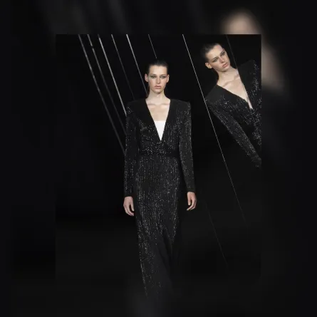 فستان سهرة باللون الأسود من أزارو Azzaro