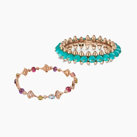 موديلات أساور ملونة لإطلالة نهارية كلاسيكية