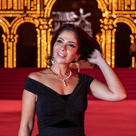 منى زكي - الصورة من حسابها على موقع تويتر