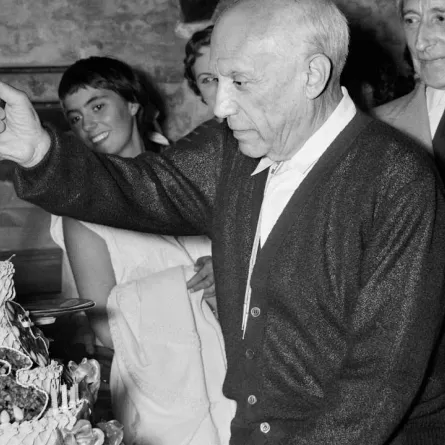بيكاسو في عيد ميلاده الـ75- الصورة من موقع Euro News