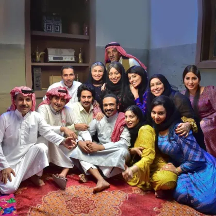 جانب من مسلسل العاصوف - تصوير سامي الرويسان 