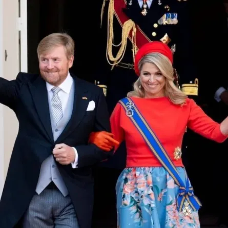 الملك ويليام والملكة ماكسيما- الصورة من حساب Europe royals على إنستغرام