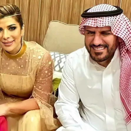 أصالة وزوجها - الصورة من حساب فانز أصالة على إنستقرام