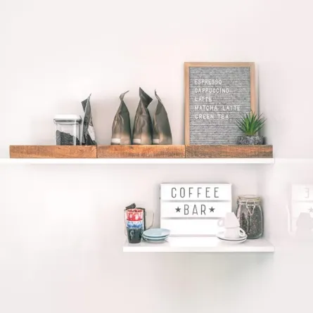  أفكار مميزة لركن القهوة المنزلي