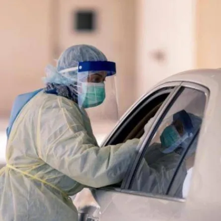 فحص مخبري لكورونا