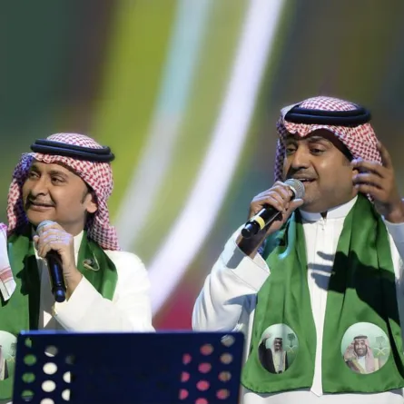 عبدالمجيد عبدالله وراشد الماجد - الصورة من حساب راشد الماجد على الانستجرام