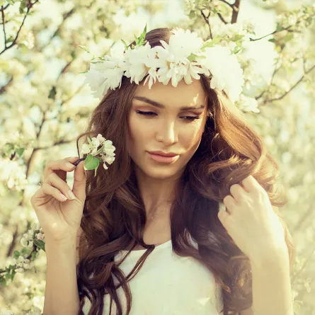 العناية بشعر العروس