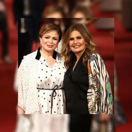 الهام شاهين ويسرا - الصورة من حساب الهام شاهين على الفيس بوك