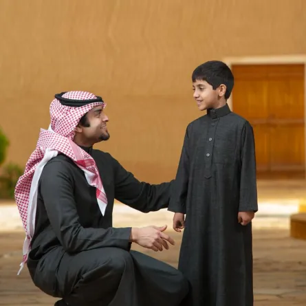 الزي السعودي للأطفال