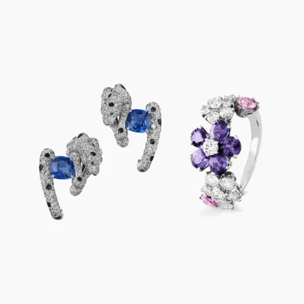 مجوهرات فاخرة مرصّعة بالياقوت الملون آخر موضة 2021 