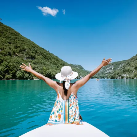 نهر فيردون يقع بجنوبي فرنسا