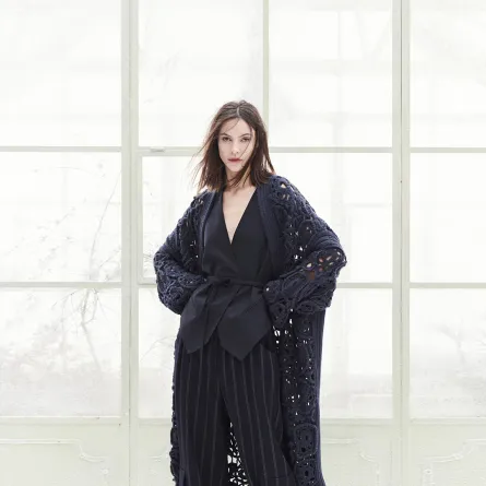 السروال الأسود من برونيللو كوتشينيللي   Brunello  Cucinelli