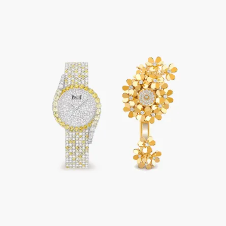 ساعات راقية باللون الأصفر