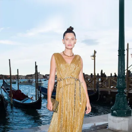 عارضة الأزياء بيانكا بالتي - الصورة من حساب Vencie film festival