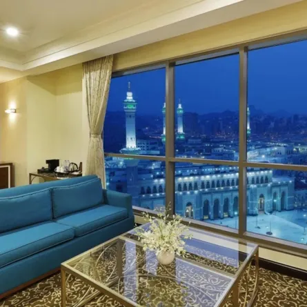 هيلتون مكة للأجنحة الفندقية - الصوره من موقع الفندق الرسمي