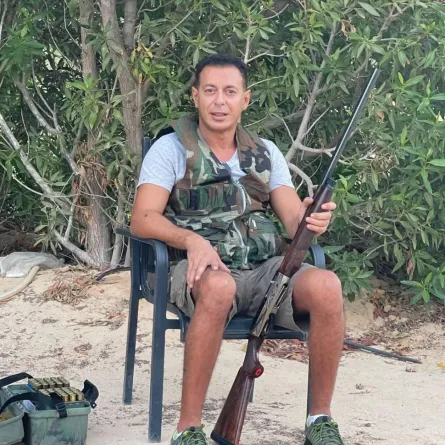 مصطفى شعبان من رحلة صيد الإيمري - الصورة من حساب مصطفى شعبان على إنستقرام