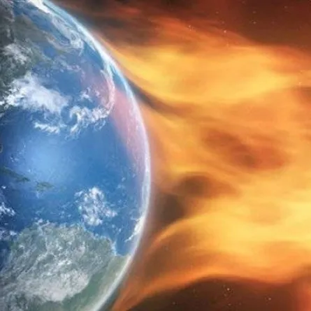 صورة تعبيرية عن تأثير الشمس على الأرض