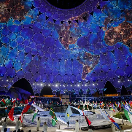 حفل افتتاح إكسبو 2020 دبي ينقل في بثٍ حي في كل أنحاء الإمارات