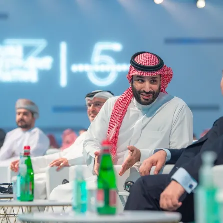 محمد بن سلمان آل سعود خلال مبادرة مستقبل الاستثمار - الصورة من حساب مدير المكتب الخاص لولي العهد