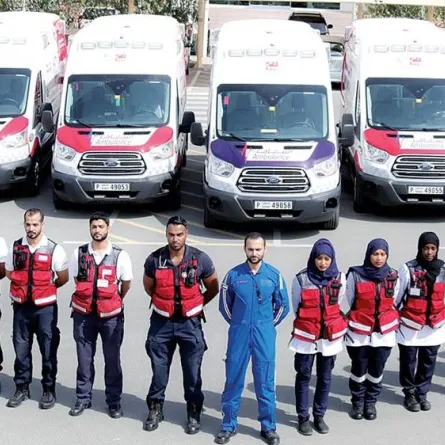 زمن قياسي عالمي لإسعاف زوار إكسبو 2020 دبي. المصدر (الاتحاد)