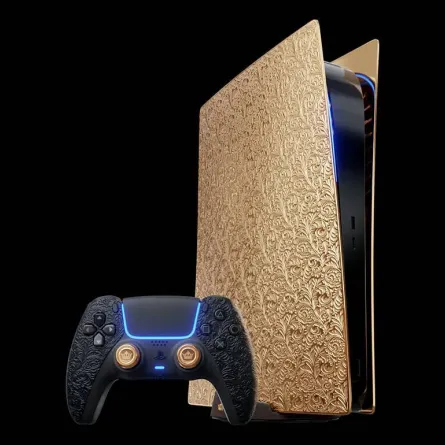 صورة جهاز بلاي ستيشن 5 الذهبي
