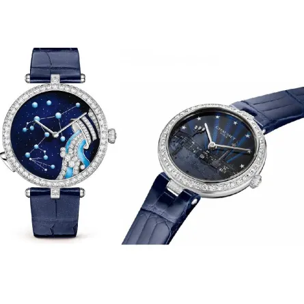 أجمل ساعات نسائية فخمة باللون الكحلي