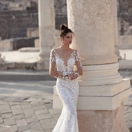 فستان زفاف بتصميم حورية البحر