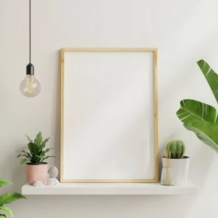 الرفوف الخشبية في ديكورات المنزل 