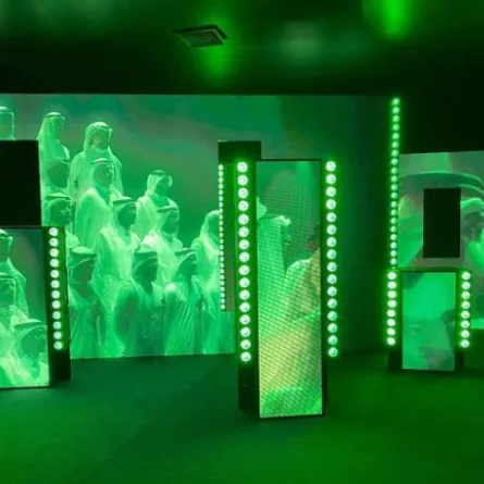 من معرض بينالسور- الصورة من حساب وزير الثقافة على إنستغرام