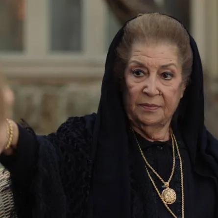 منى واصف - الصورة من شركة الصباح المنتجة لمسلسل الهيبة