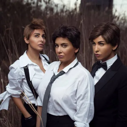 الشقيقات ميس حمدان ومي سليم ودانا حمدان - الصورة من حساب ميس على إنستغرام