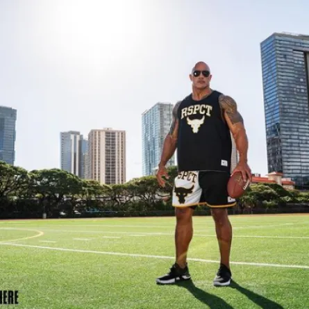 الممثل ذا  روك- الصورة من حسابه على انستغرام 