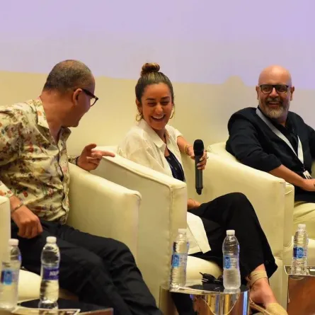 أمينة خليل ضمن فعاليات مهرجان الجونة 2021 - الصورة من الحساب الرسمي للمهرجان