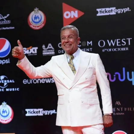 شريف منير من مهرجان الجونة - الصورة من صفحة شريف منير على الفيس بوك