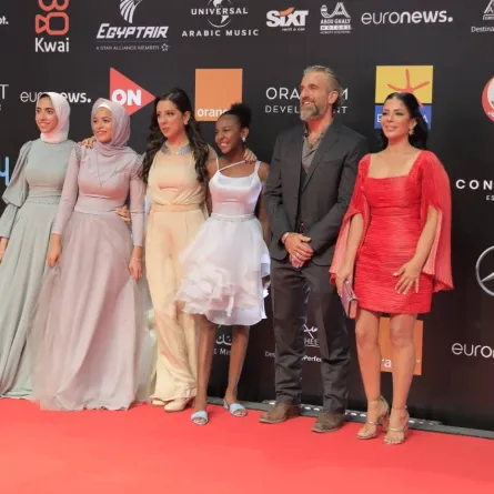 منى زكي وبطلات فيلم بداية الخيط من احتفالية يونيسيف - الصور من يونيسيف