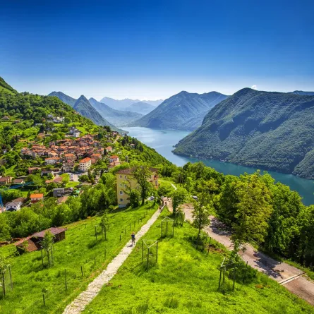 السياحة الطبيعية مغرية في لوغانو السويسرية