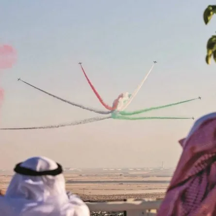 الصقور السعودية وفرسان الإمارات يقدمون عروضًا مبهرة في إكسبو